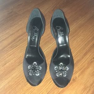 Butter Black Heels